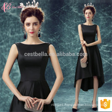 Negro Sleevless Taobao corto brasileña fábrica de Guangzhou vestido de noche